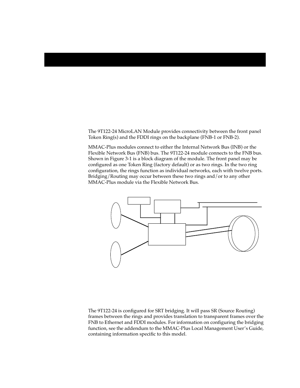 Operation, Bridging, Chapter 3 | Cabletron Systems MMAC-Plus 9T122-24 User Manual | Page 17 / 27
