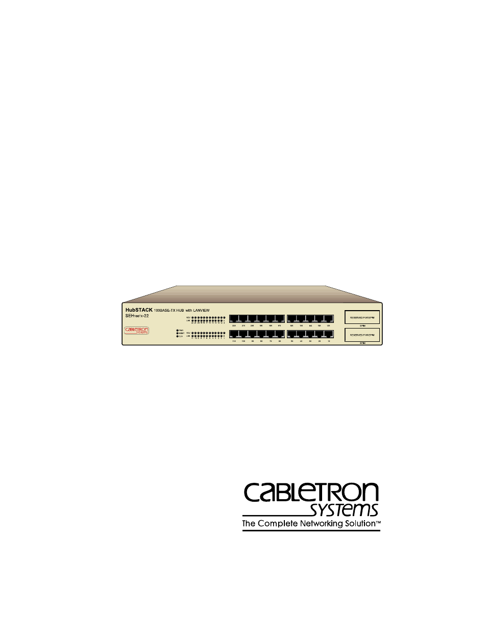 Cabletron Systems SEH100TX-22 User Manual | 52 pages