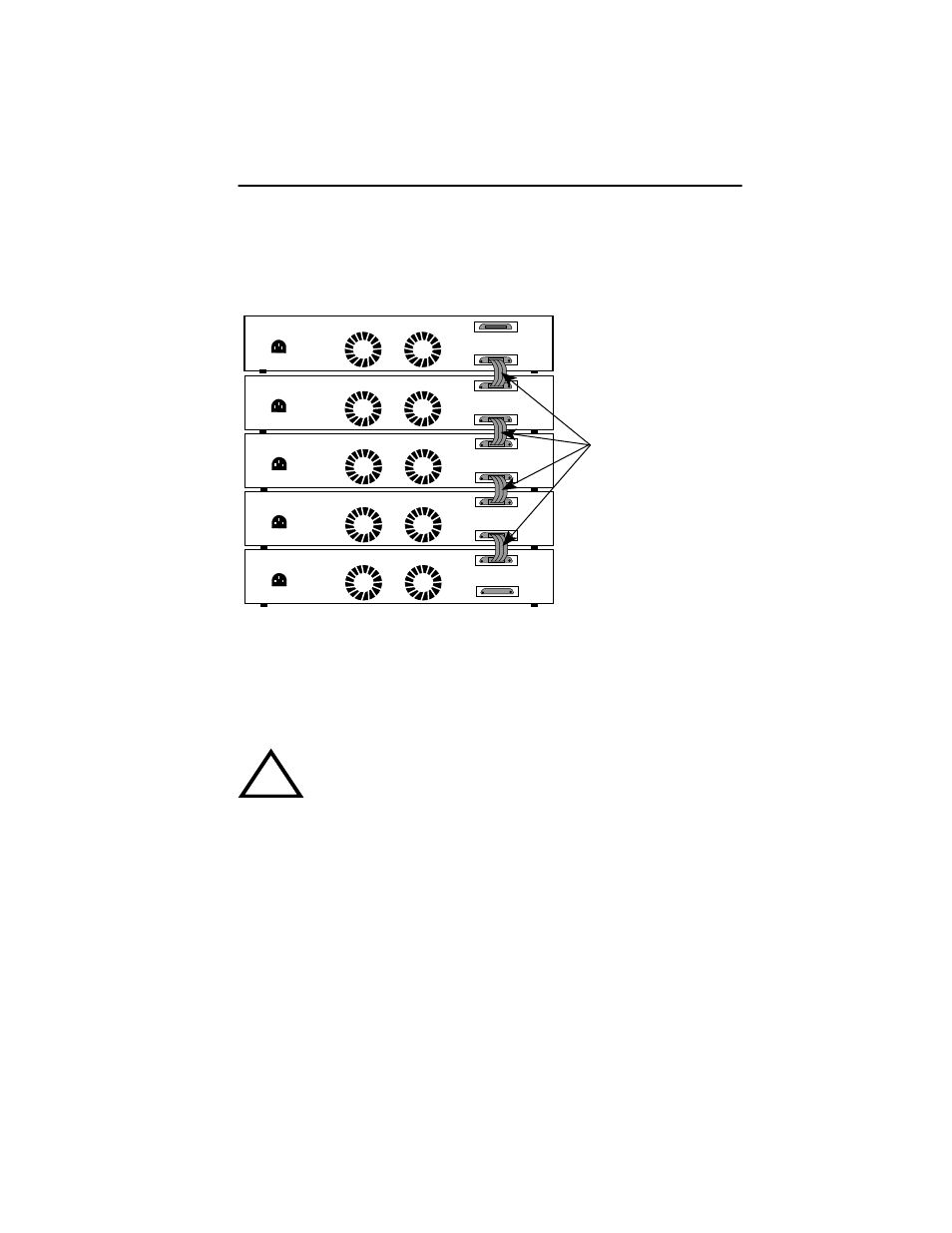 Figure 4-5 stacking the seh and sehi | Cabletron Systems SEH100TX-22 User Manual | Page 31 / 52