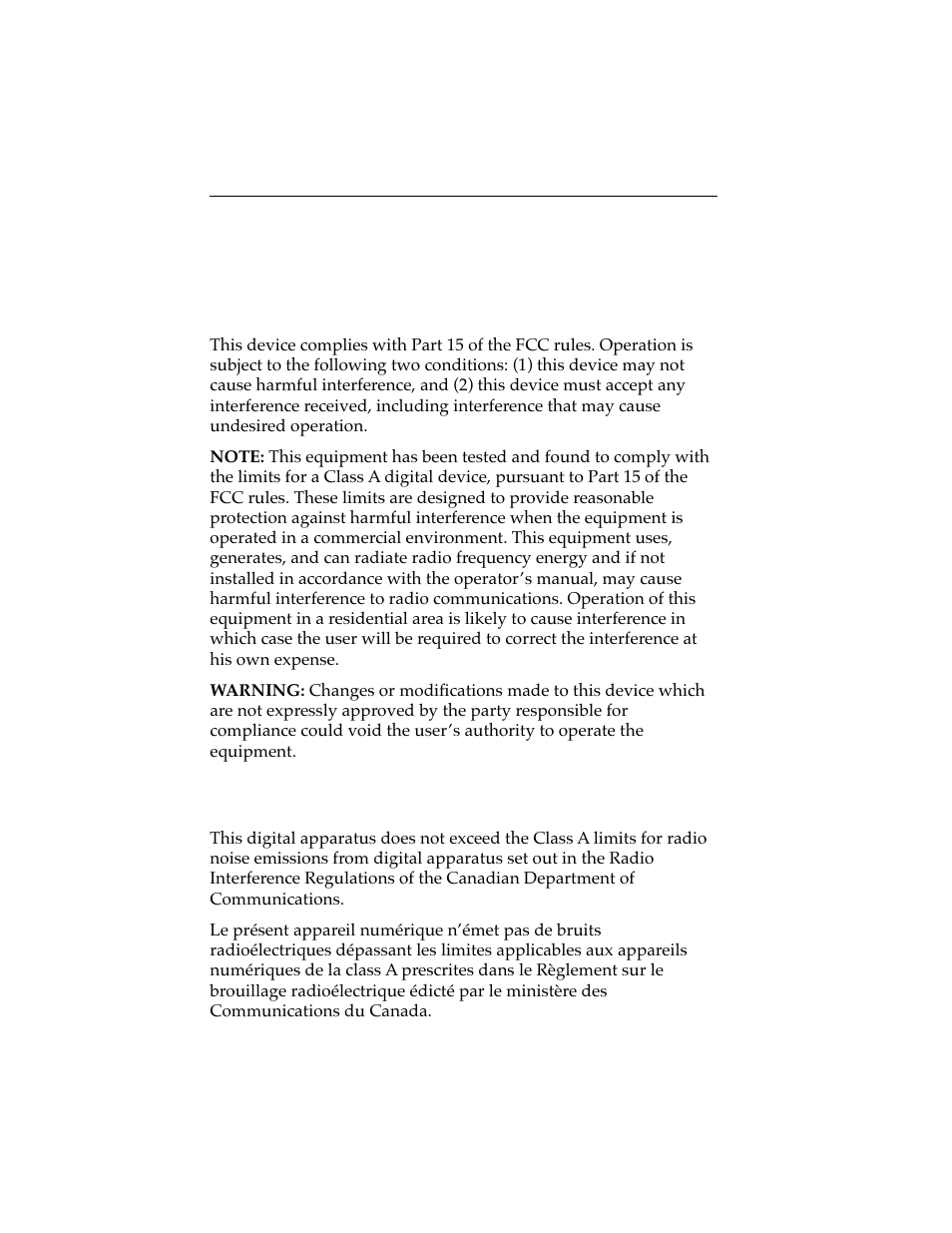 Fcc notice, Doc notice | Cabletron Systems 7C03 MMAC User Manual | Page 3 / 16