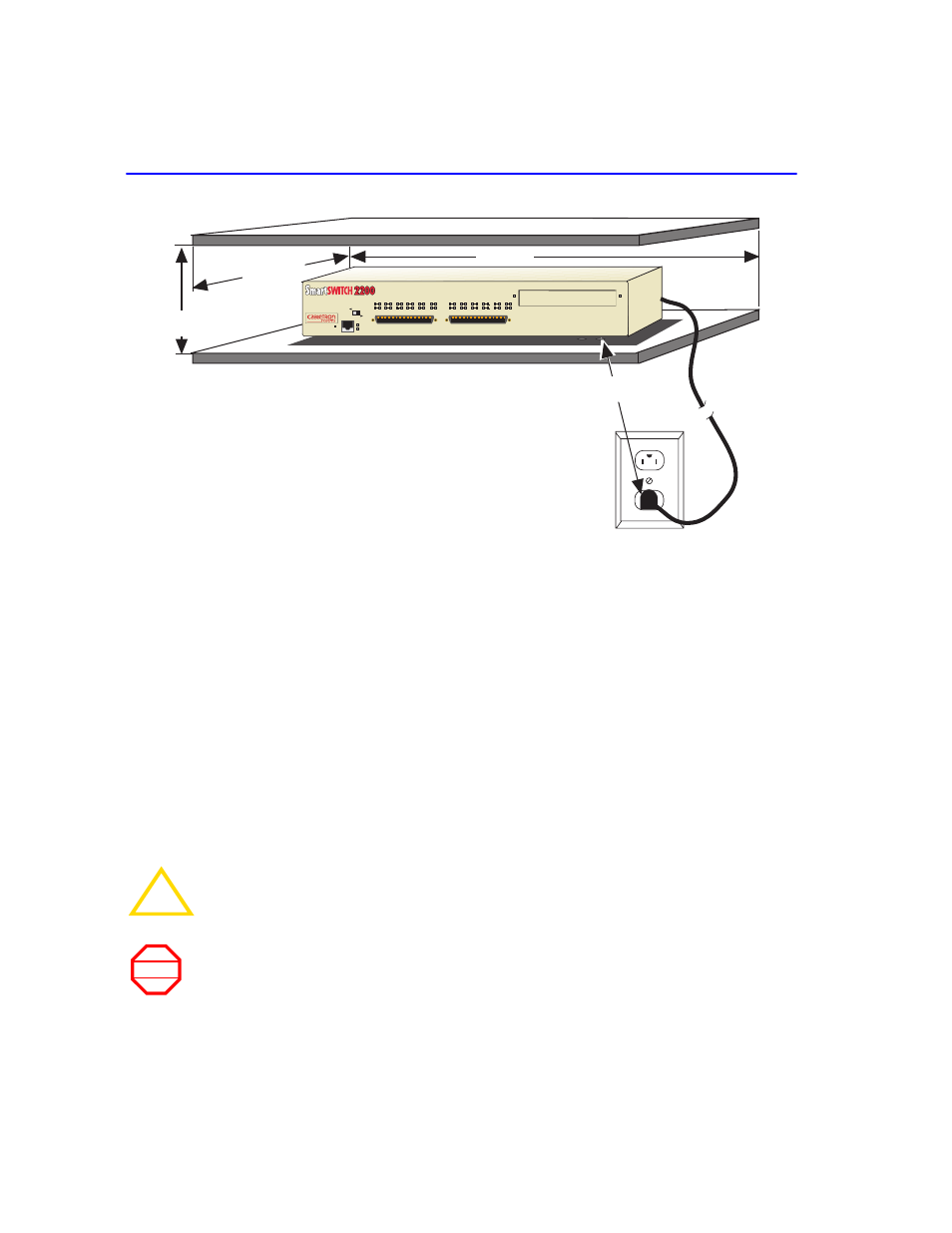 2 rackmount installation, Rackmount installation -4, Tabletop or shelf installation -4 | Wn in, Figure 3-1, Reset | Cabletron Systems 2H253-25R User Manual | Page 34 / 64