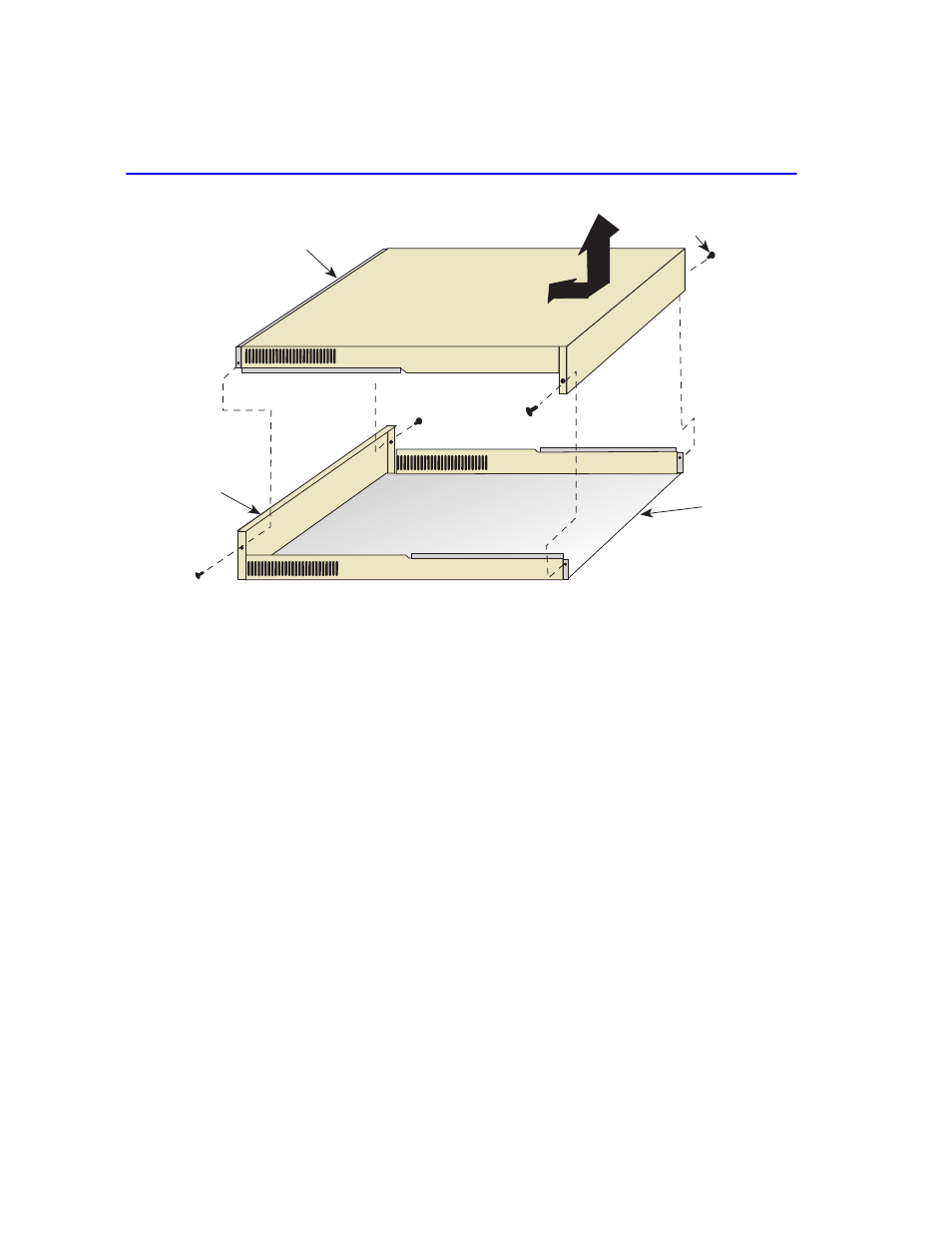 Removing the chassis cover, Figure b-1 | Cabletron Systems 2H253-25R User Manual | Page 56 / 64