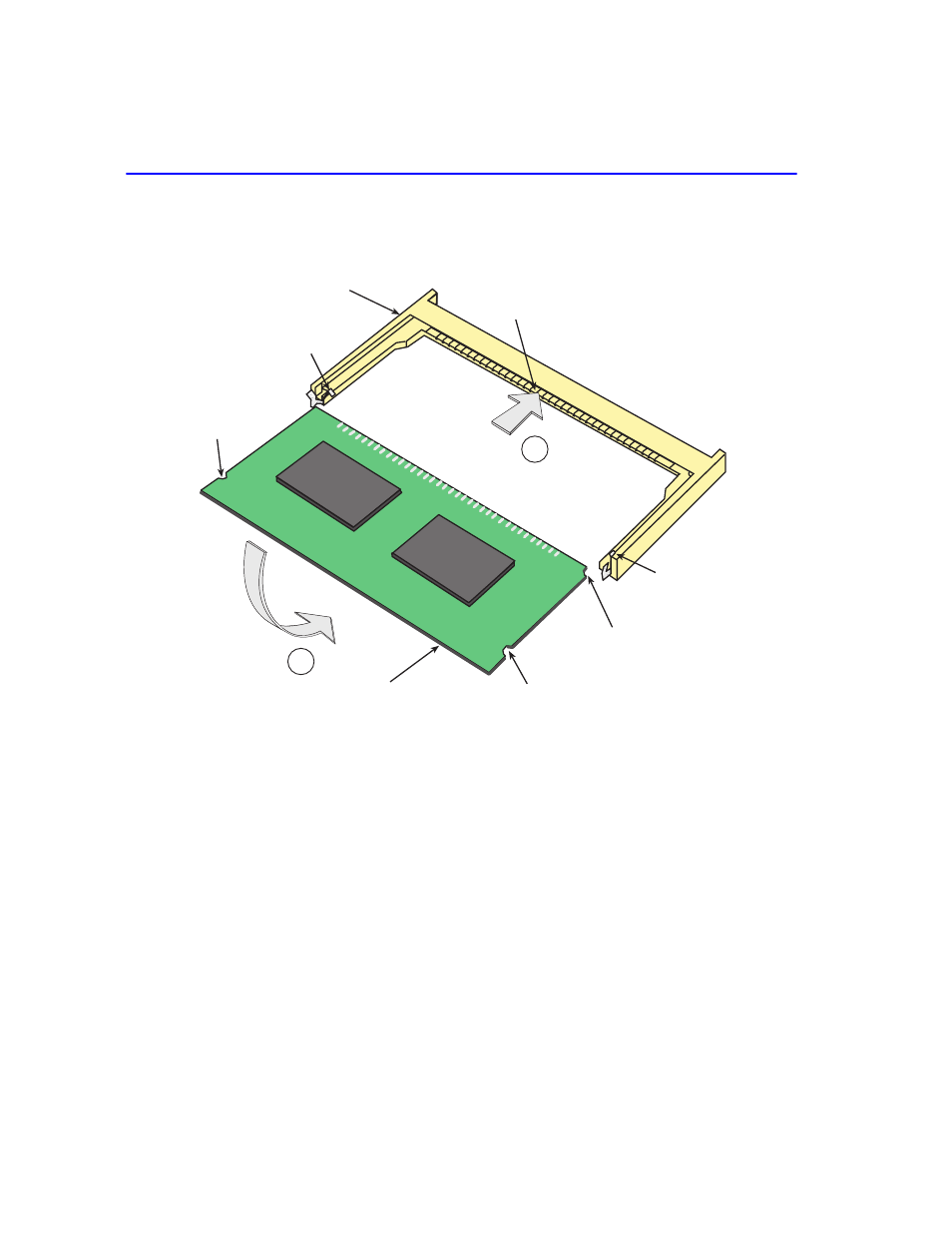 Installing the dram, Figure b-4, And proceed as follo | With the simm alignment notch oriented as shown in | Cabletron Systems 2H253-25R User Manual | Page 60 / 64