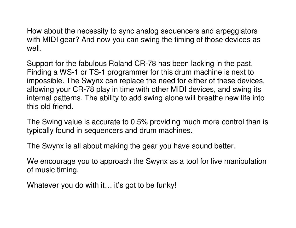 Future Retro Swynx User Manual | Page 3 / 23
