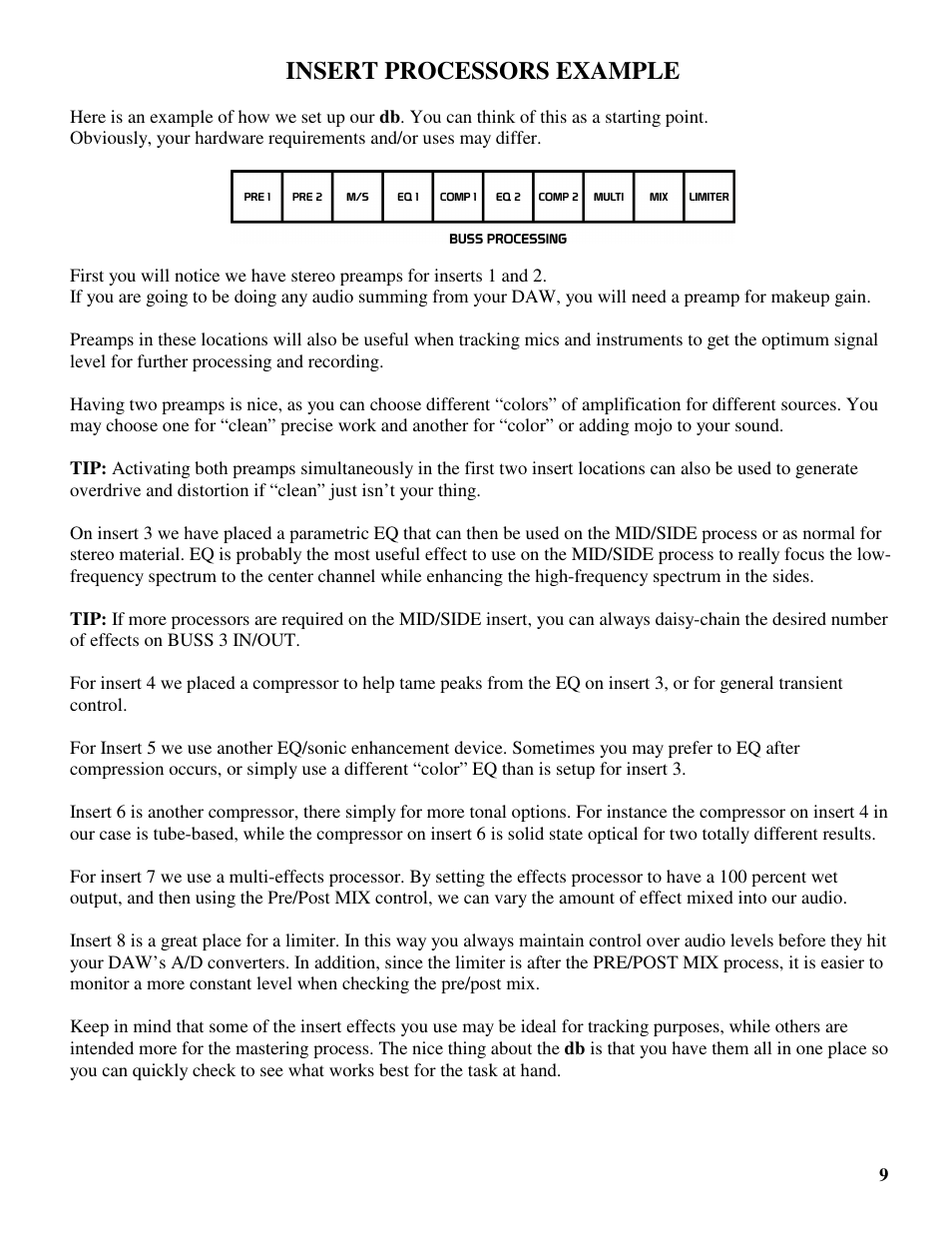 Insert processors example | Future Retro DB User Manual | Page 11 / 18