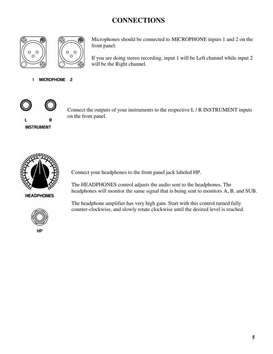 Connections | Future Retro DB User Manual | Page 7 / 18