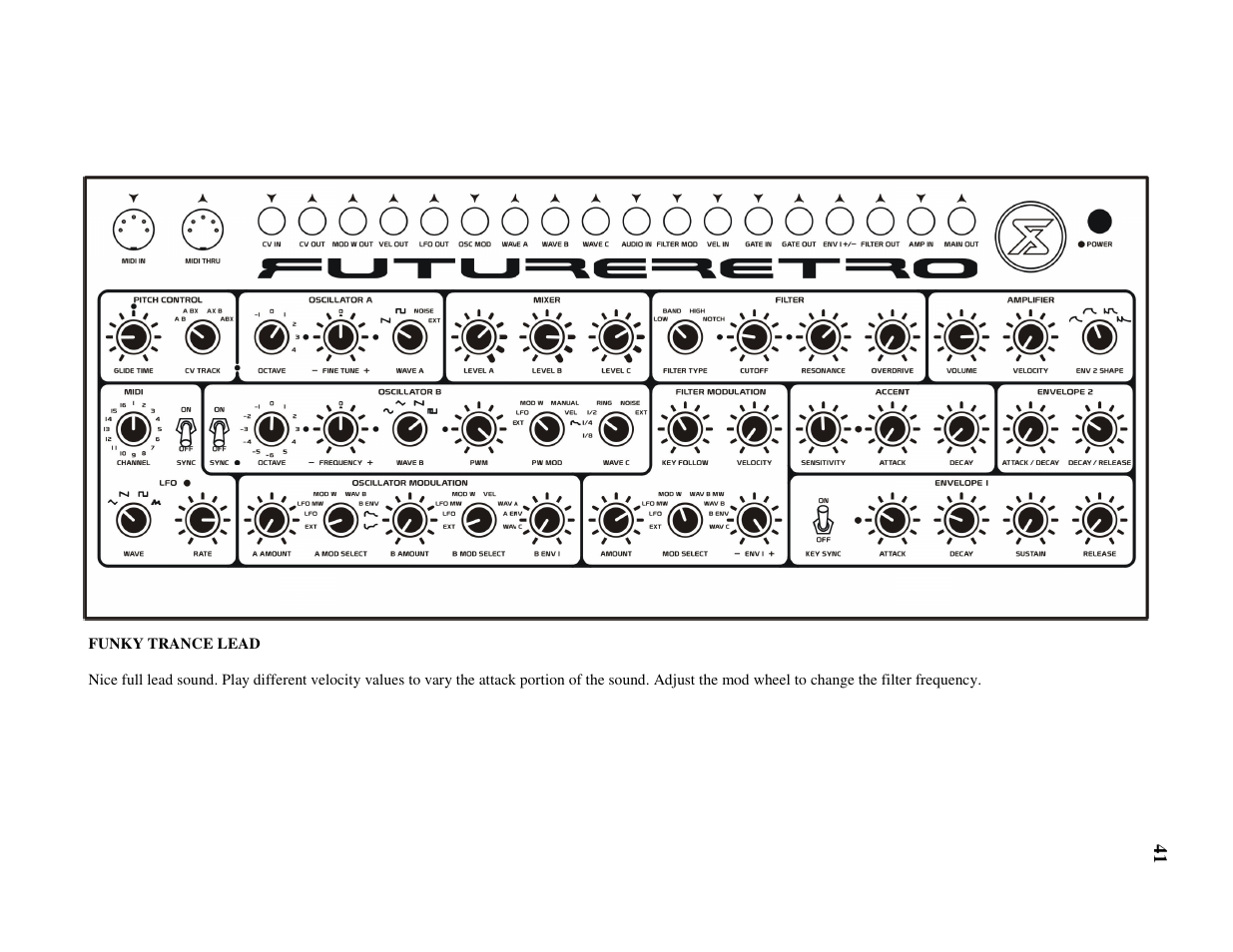 Future Retro XS User Manual | Page 43 / 62