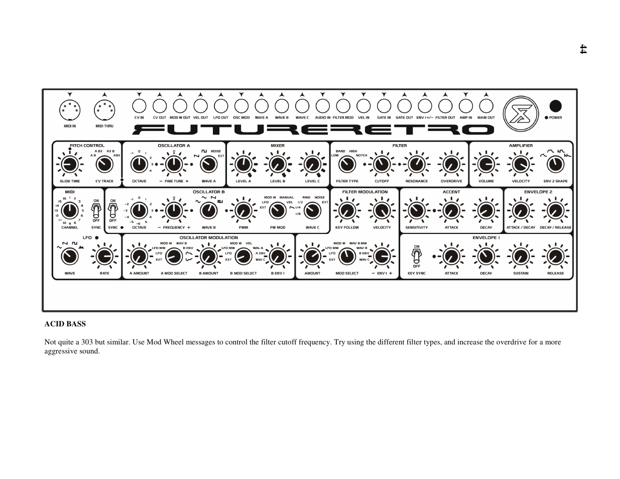 Future Retro XS User Manual | Page 46 / 62