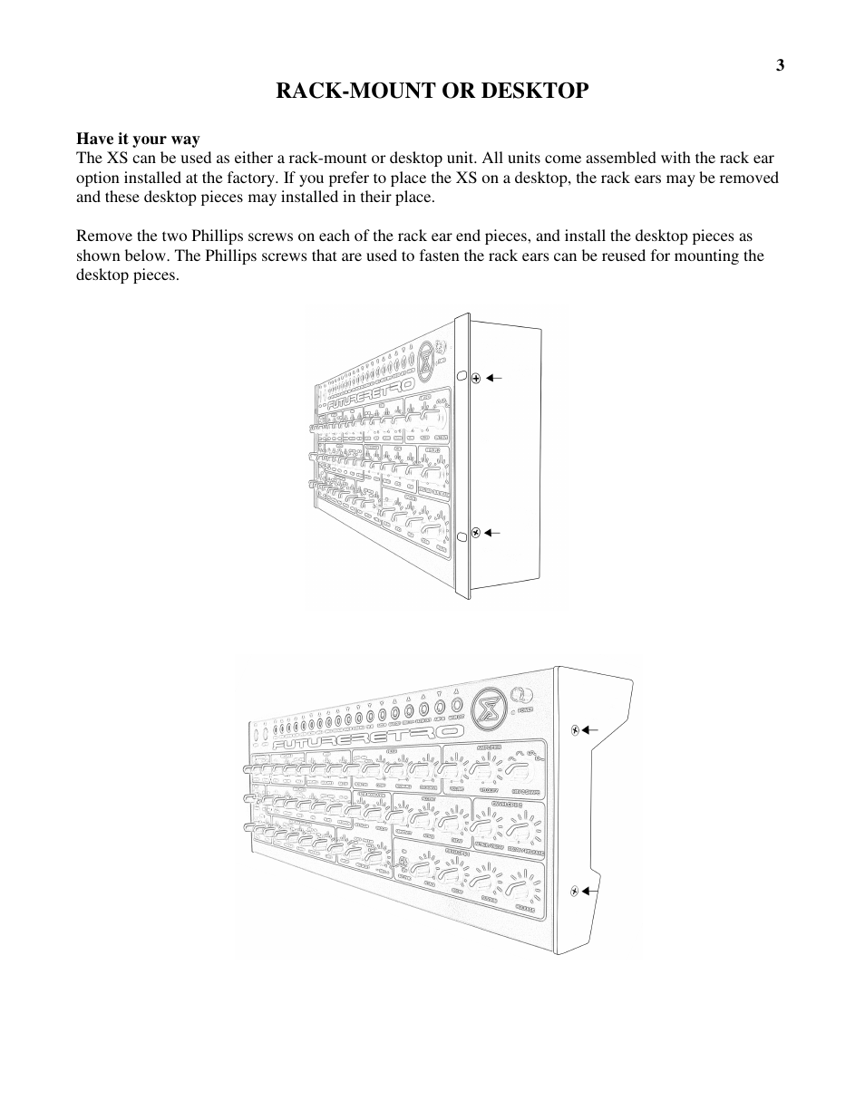 Future Retro XS User Manual | Page 5 / 62