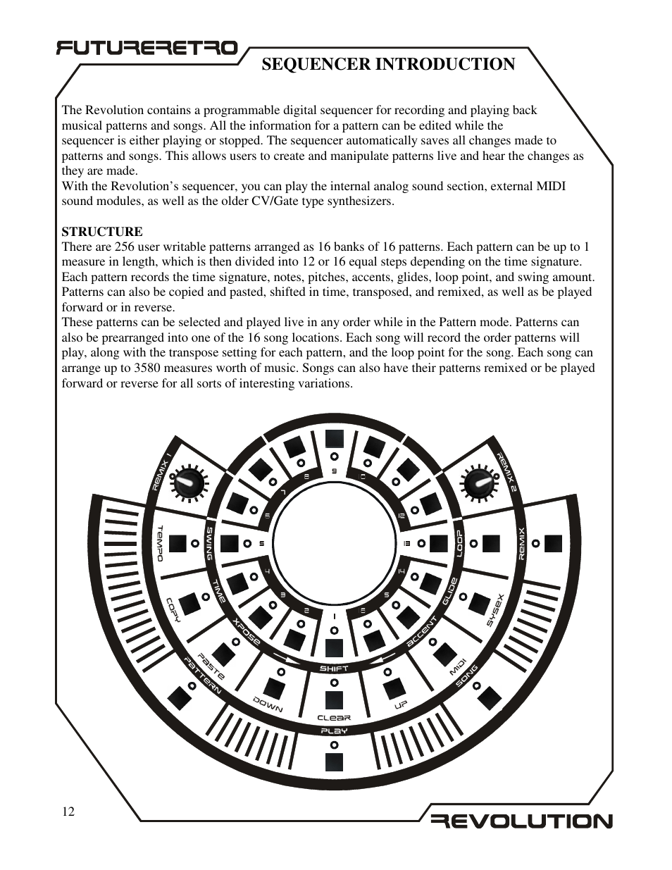 Sequencer introduction | Future Retro Revolution Owner Manual User Manual | Page 14 / 46