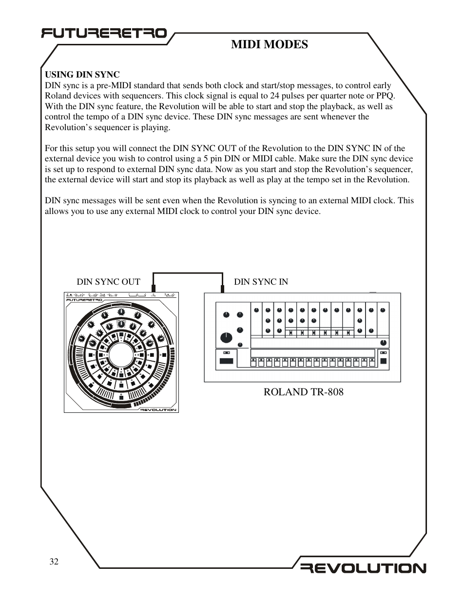 Midi modes | Future Retro Revolution Owner Manual User Manual | Page 34 / 46