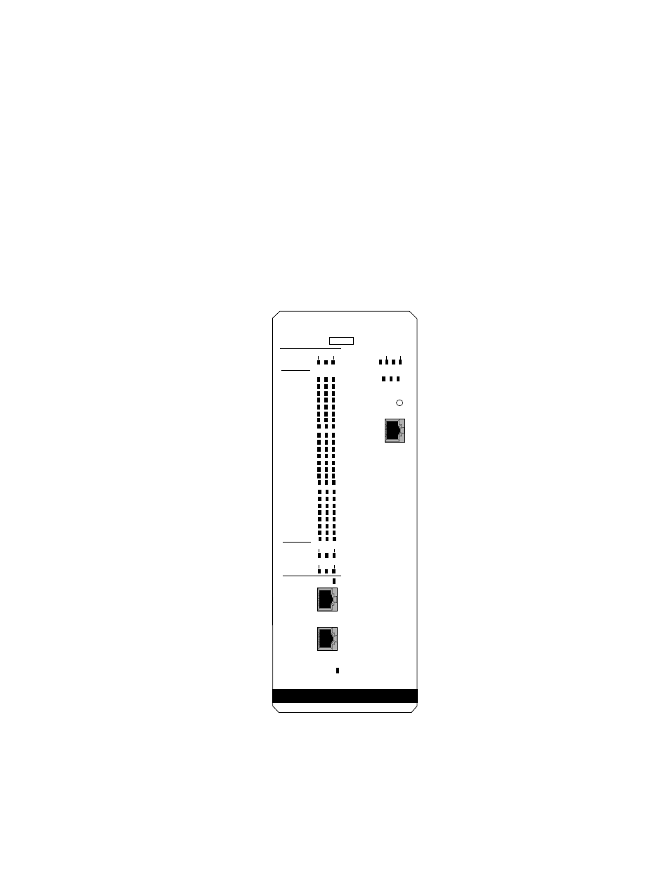 Troubleshooting procedures, 1 general, Chapter 5 | General -1, Chapter 5 troubleshooting procedures, Csmim-t1 hardware installation guide 5-1, Figure 5-1 csmim-t1 front panel | Cabletron Systems CSMIM-T1 User Manual | Page 85 / 198