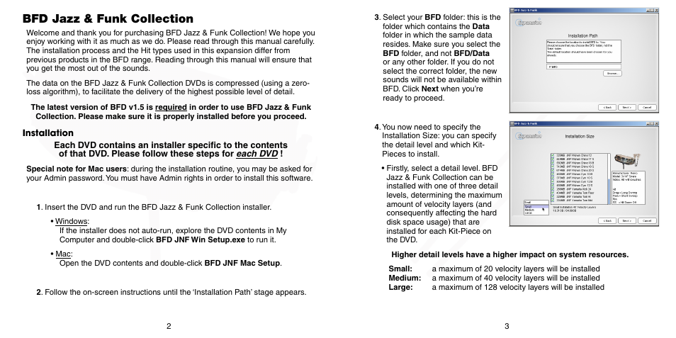 Bfd jazz & funk collection | FXpansion BFD Jazz & Funk User Manual | Page 2 / 11