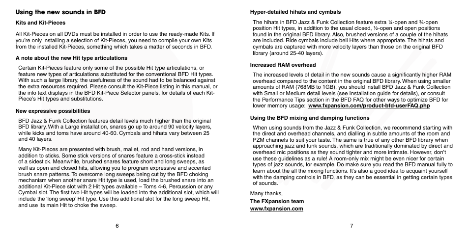 FXpansion BFD Jazz & Funk User Manual | Page 4 / 11