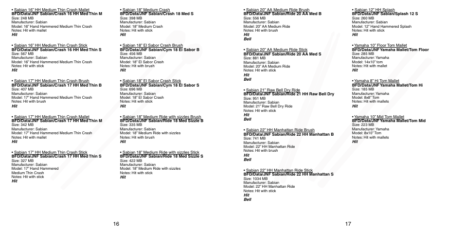 FXpansion BFD Jazz & Funk User Manual | Page 9 / 11
