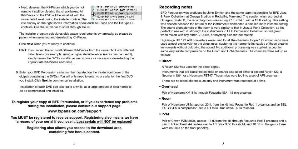FXpansion BFD Percussion User Manual | Page 3 / 11