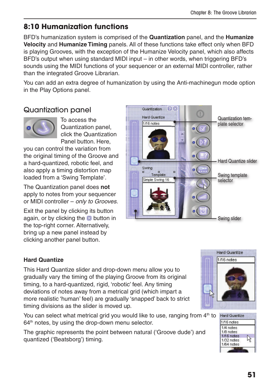 Quantization panel | FXpansion BFD Premium Acoustic Drum Module User Manual | Page 57 / 82