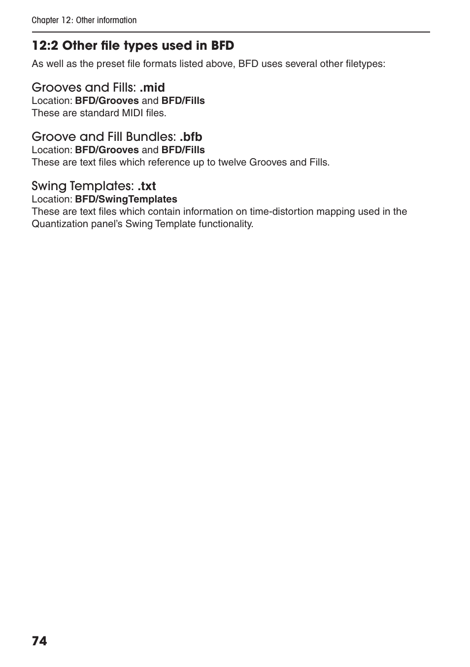 FXpansion BFD Premium Acoustic Drum Module User Manual | Page 80 / 82