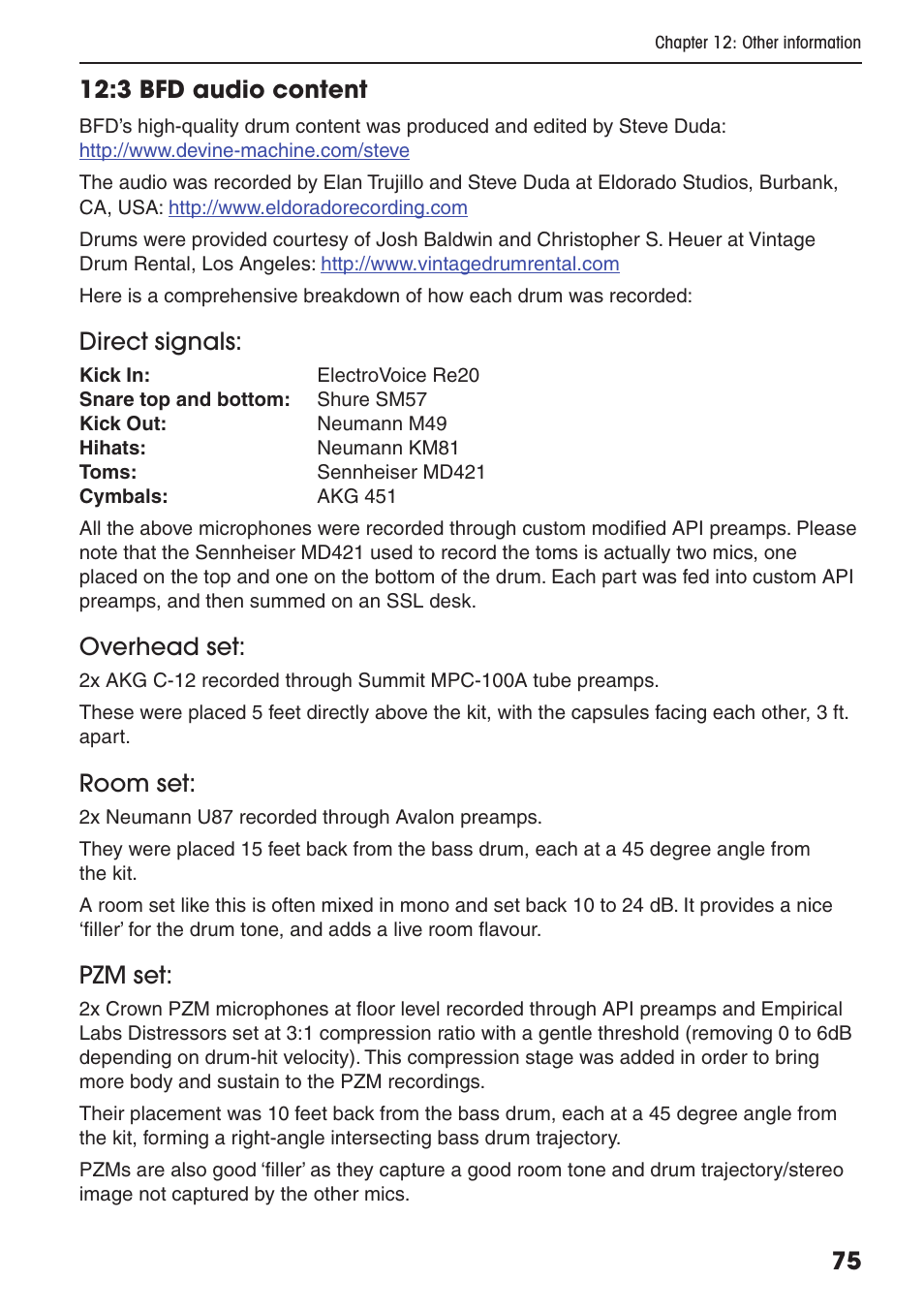 FXpansion BFD Premium Acoustic Drum Module User Manual | Page 81 / 82