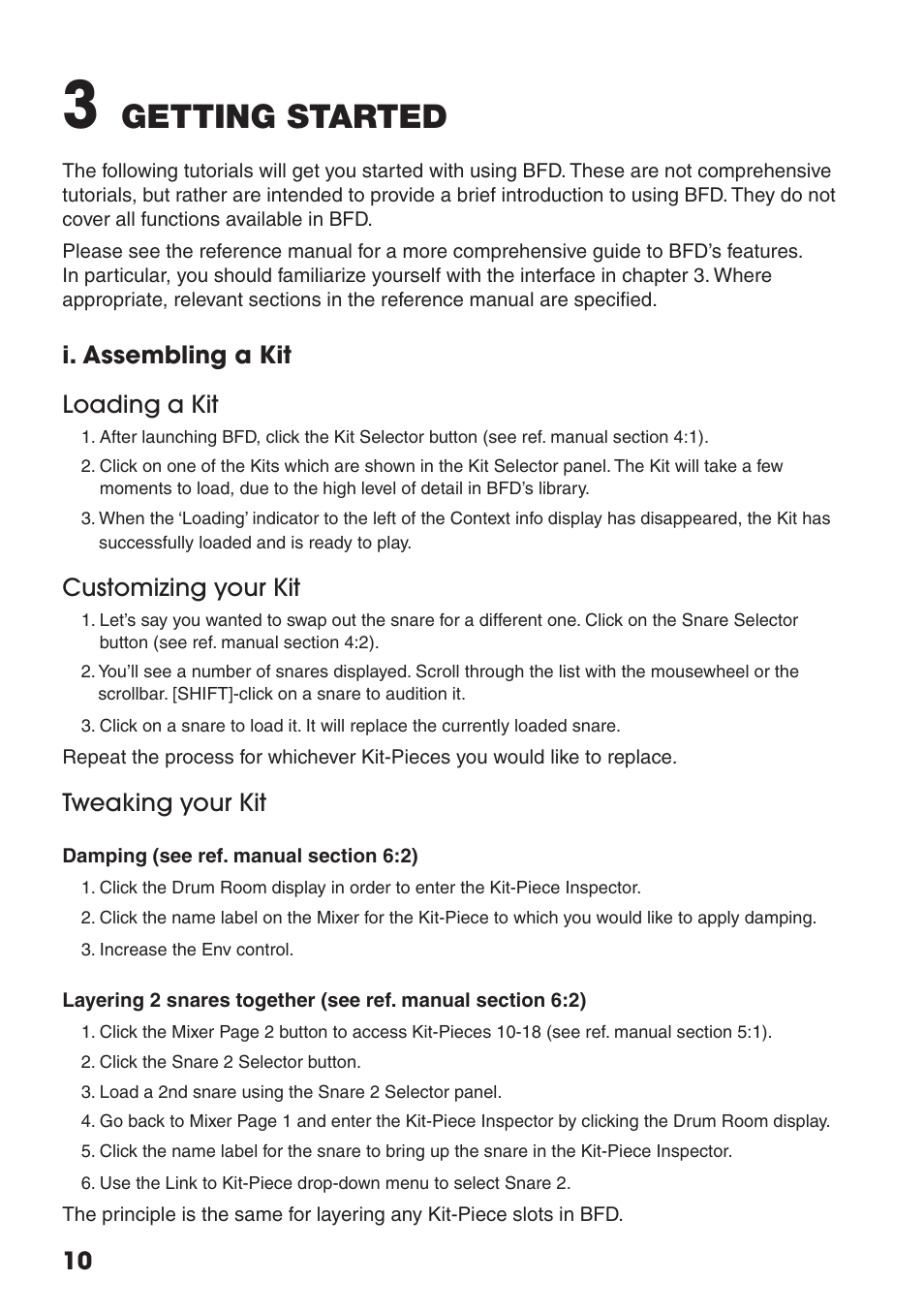 Getting started | FXpansion BFD Supplemental User Manual | Page 10 / 26