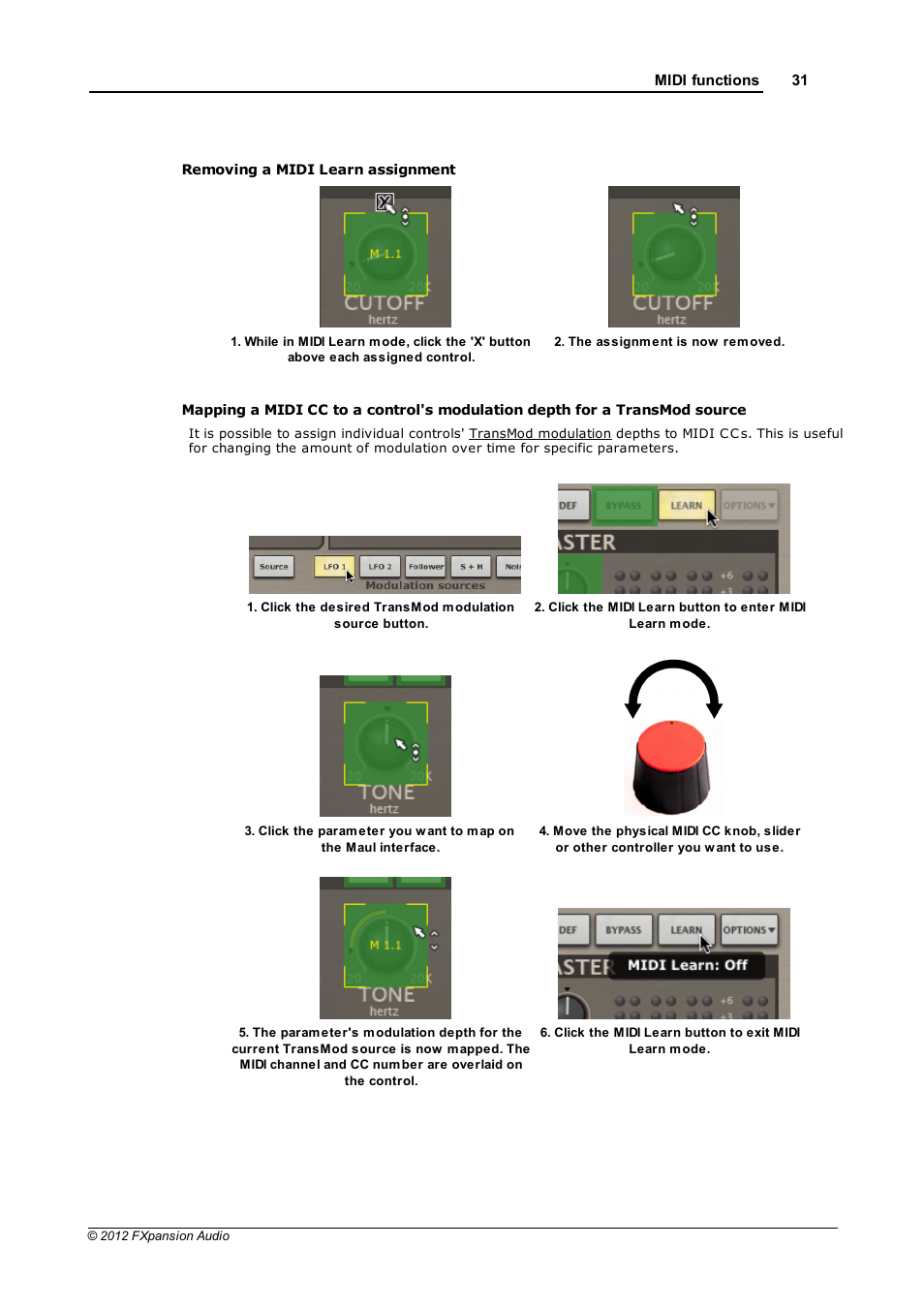 FXpansion Maul User Manual | Page 31 / 33