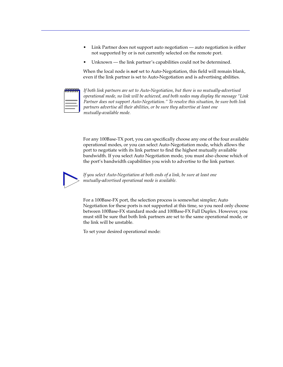 Setting the desired operational mode, Setting the desired operational mode -35 | Cabletron Systems 7C03 User Manual | Page 51 / 150
