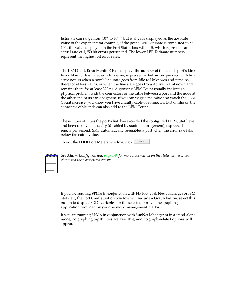 Viewing fddi port graphs, Viewing fddi port graphs -8 | Cabletron Systems 7C03 User Manual | Page 76 / 150