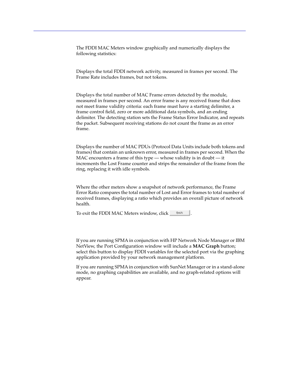 Viewing fddi mac graphs, Viewing fddi mac graphs -20 | Cabletron Systems 7C03 User Manual | Page 88 / 150