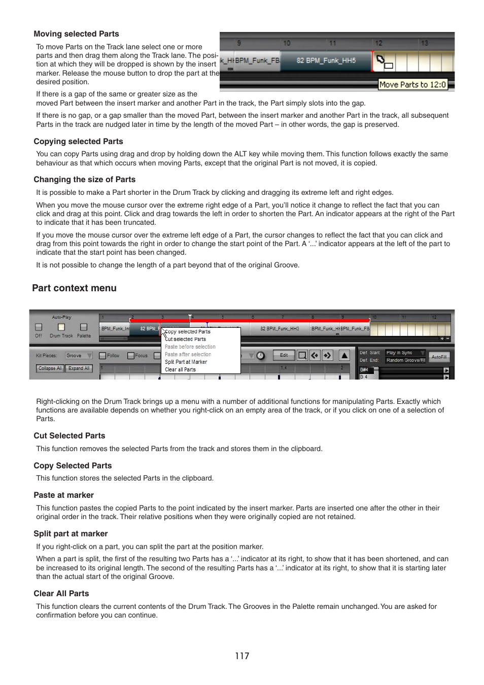 Part context menu | FXpansion BFD2 Manual User Manual | Page 117 / 180