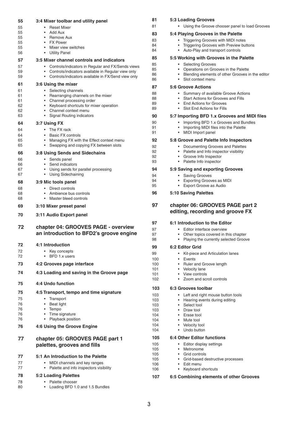 FXpansion BFD2 Manual User Manual | Page 3 / 180