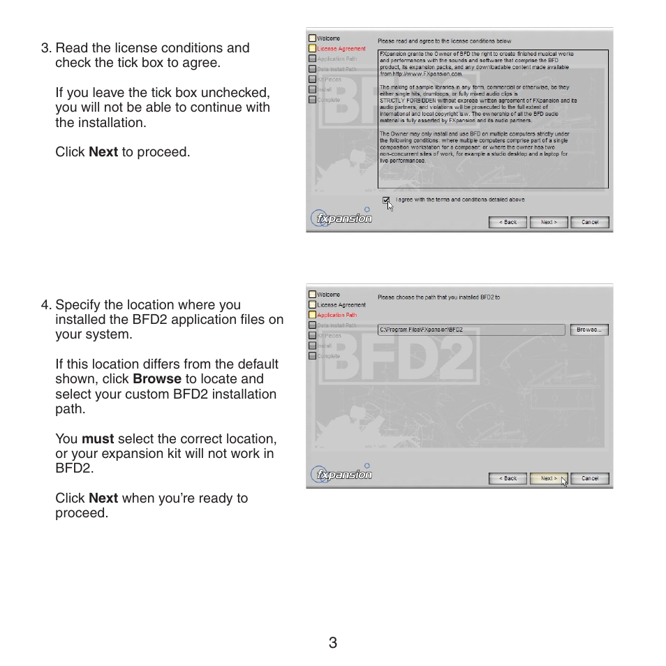 FXpansion BFD2 Expansion Kit User Manual | Page 3 / 12