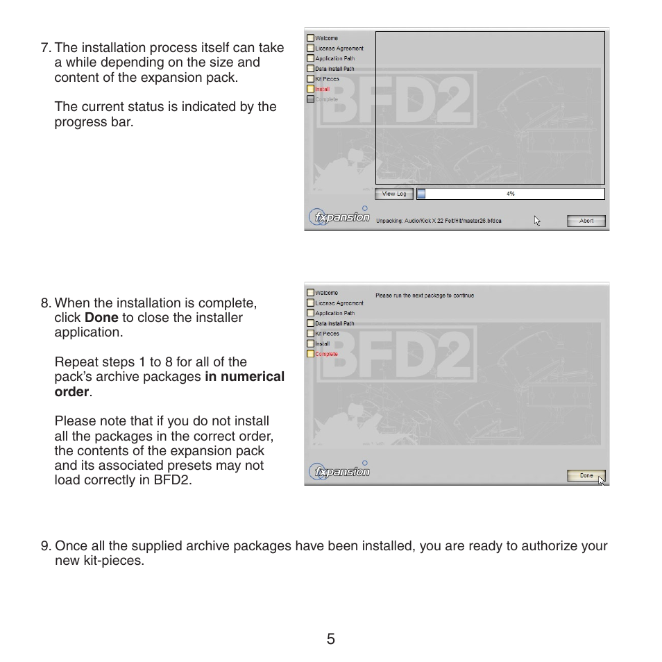 FXpansion BFD2 Expansion Pack User Manual | Page 5 / 12