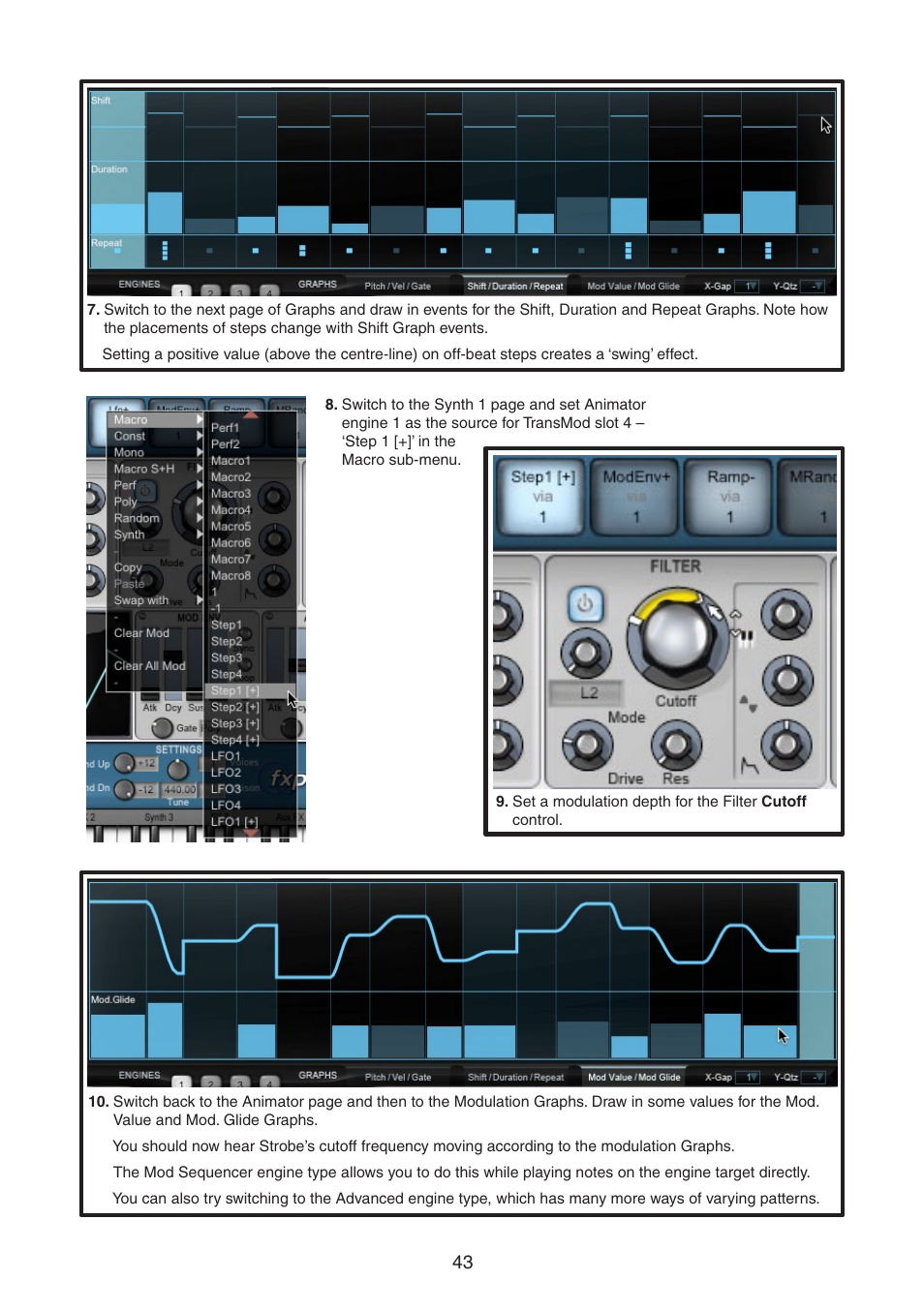 FXpansion DCAM Synth Squad Quick Start Guide User Manual | Page 43 / 48