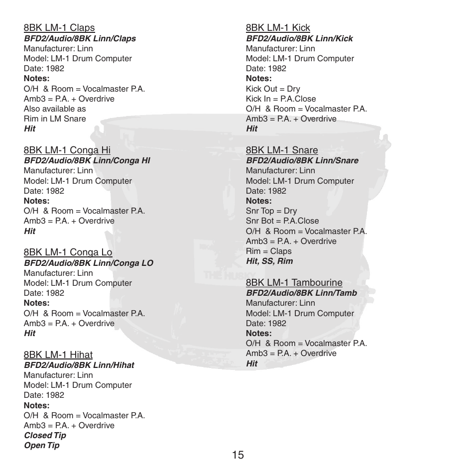 FXpansion BFD2 8BK User Manual | Page 15 / 24