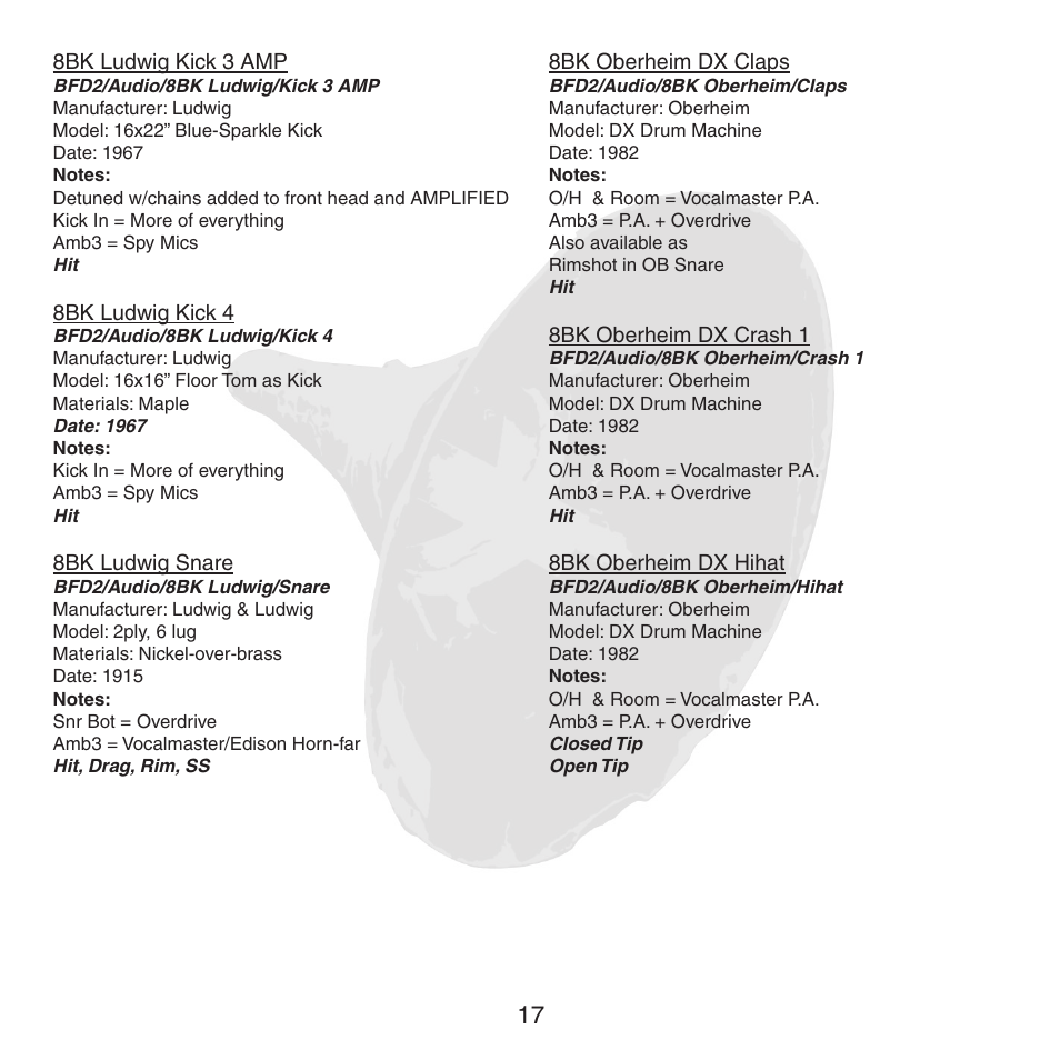 FXpansion BFD2 8BK User Manual | Page 17 / 24