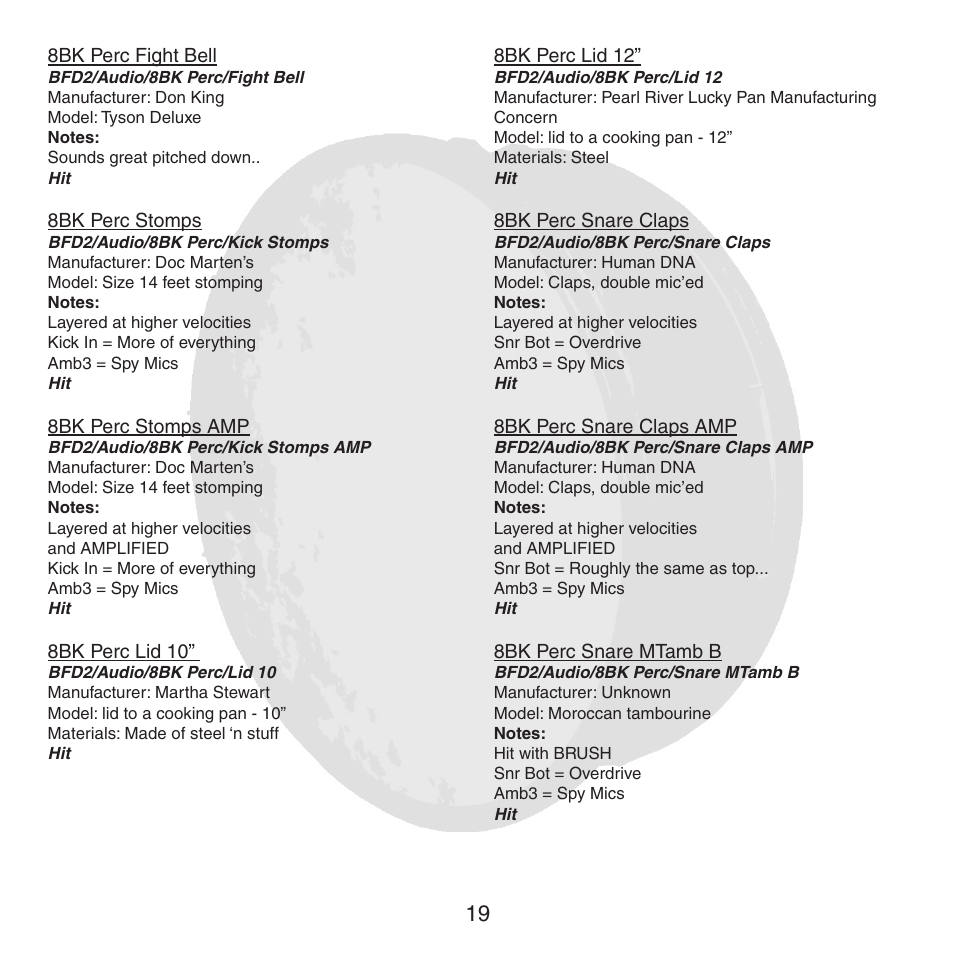 FXpansion BFD2 8BK User Manual | Page 19 / 24