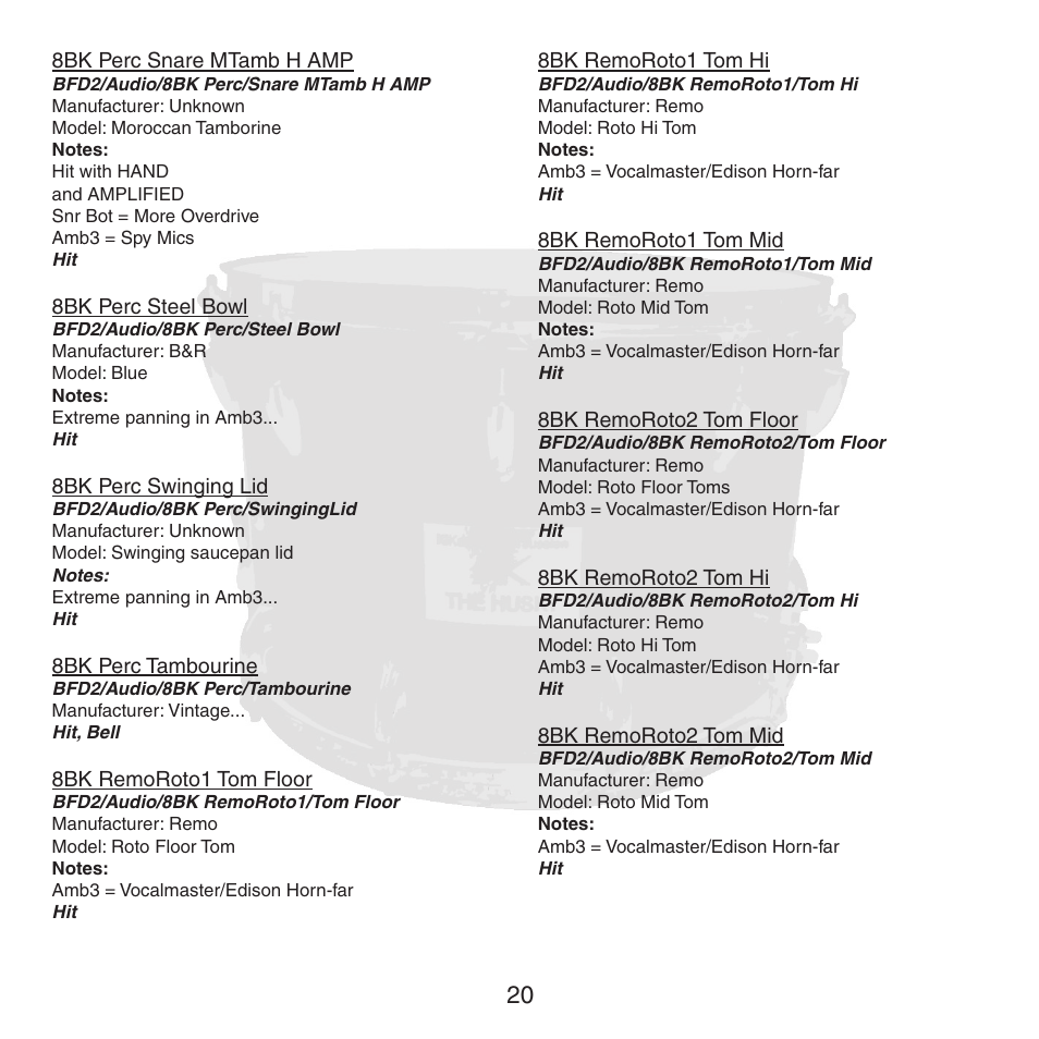 FXpansion BFD2 8BK User Manual | Page 20 / 24