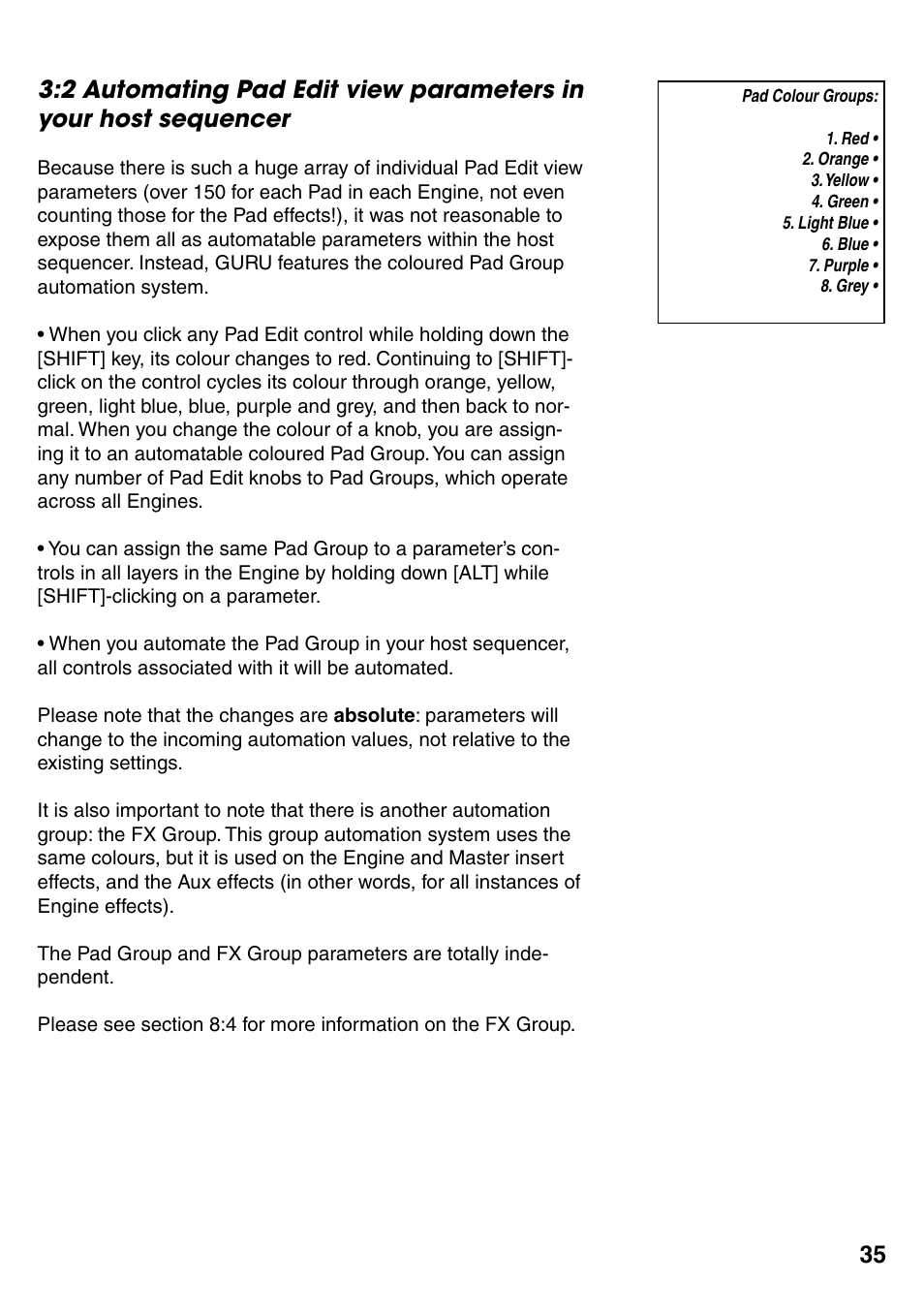 FXpansion GURU User Manual | Page 36 / 97