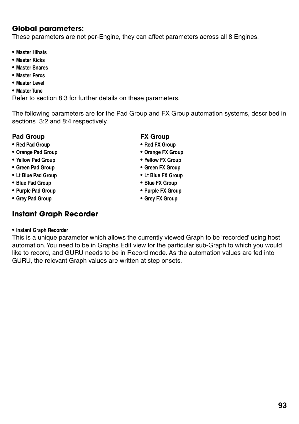 FXpansion GURU User Manual | Page 94 / 97
