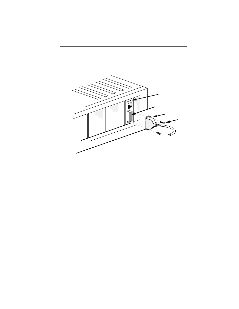 Connecting to an external transceiver | Cabletron Systems E1100 User Manual | Page 37 / 42