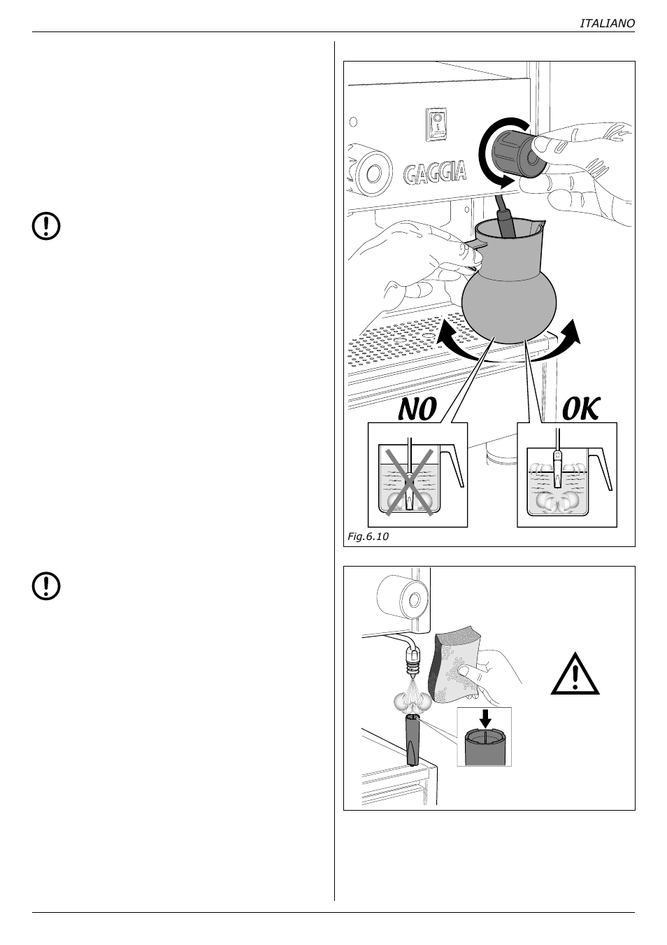 Gaggia TS User Manual | Page 12 / 63