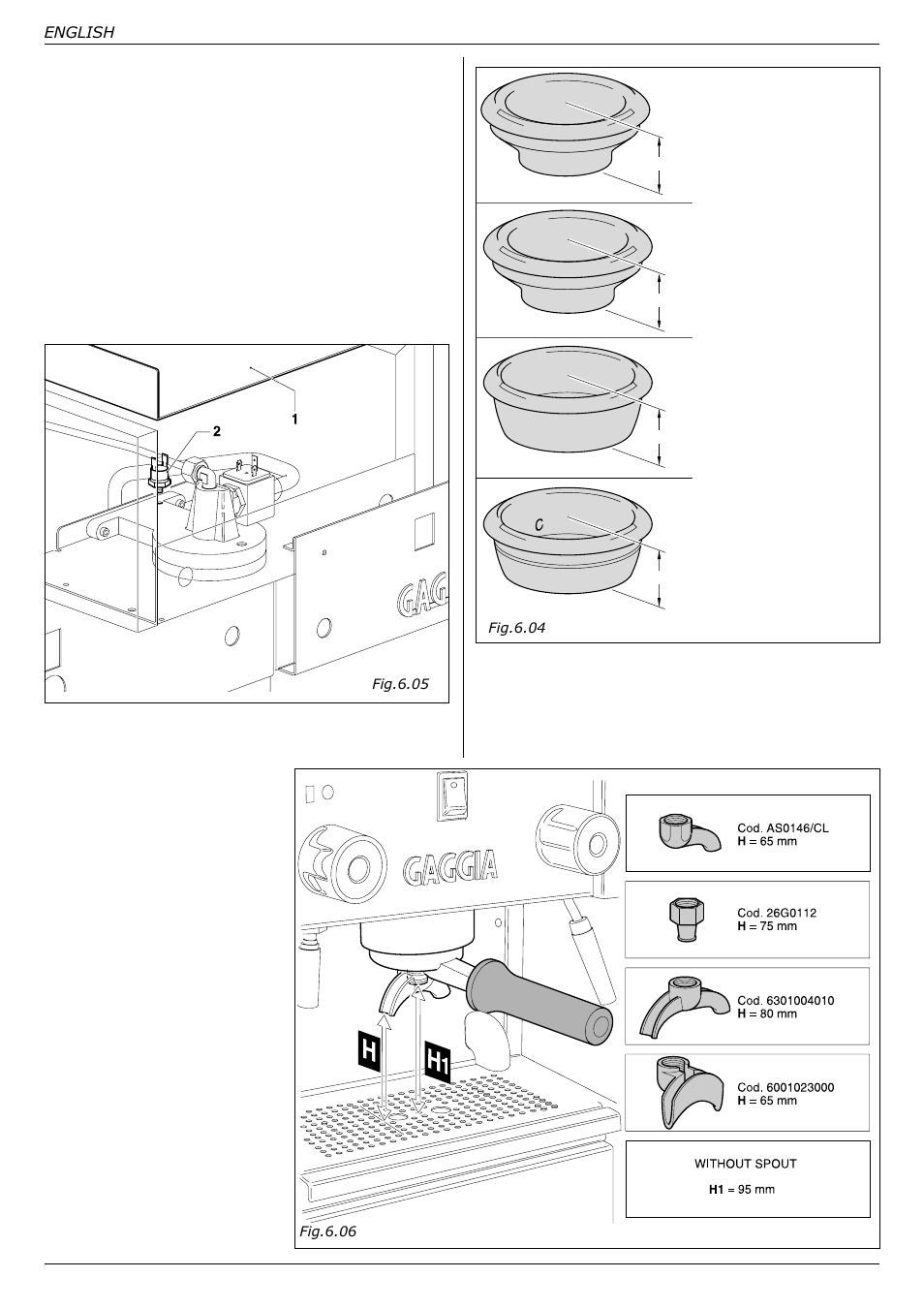 Gaggia TS User Manual | Page 21 / 63