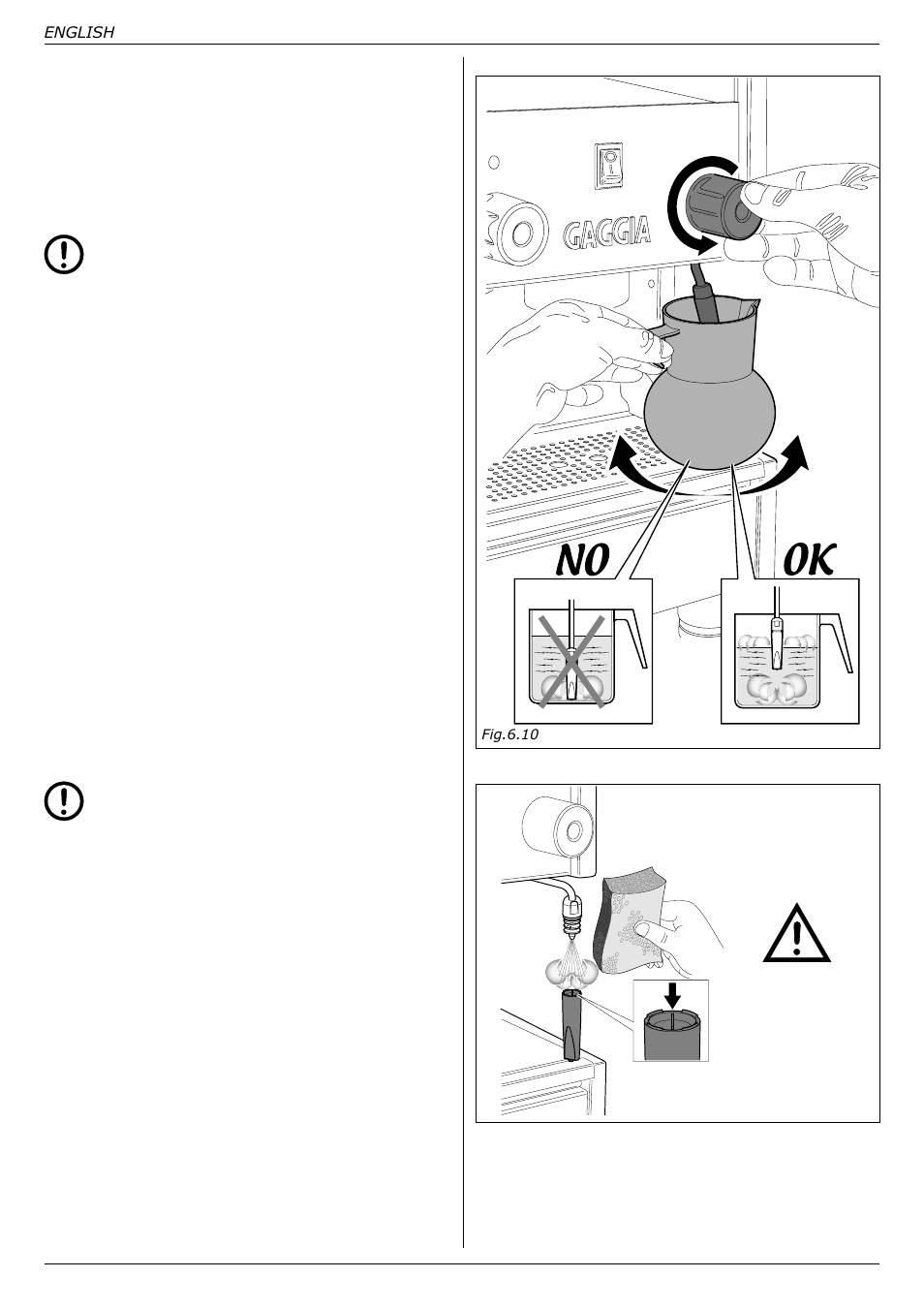 Gaggia TS User Manual | Page 23 / 63