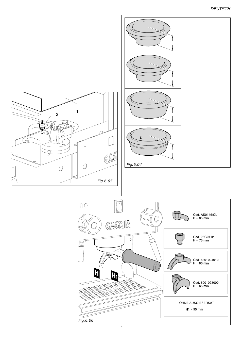 Gaggia TS User Manual | Page 32 / 63