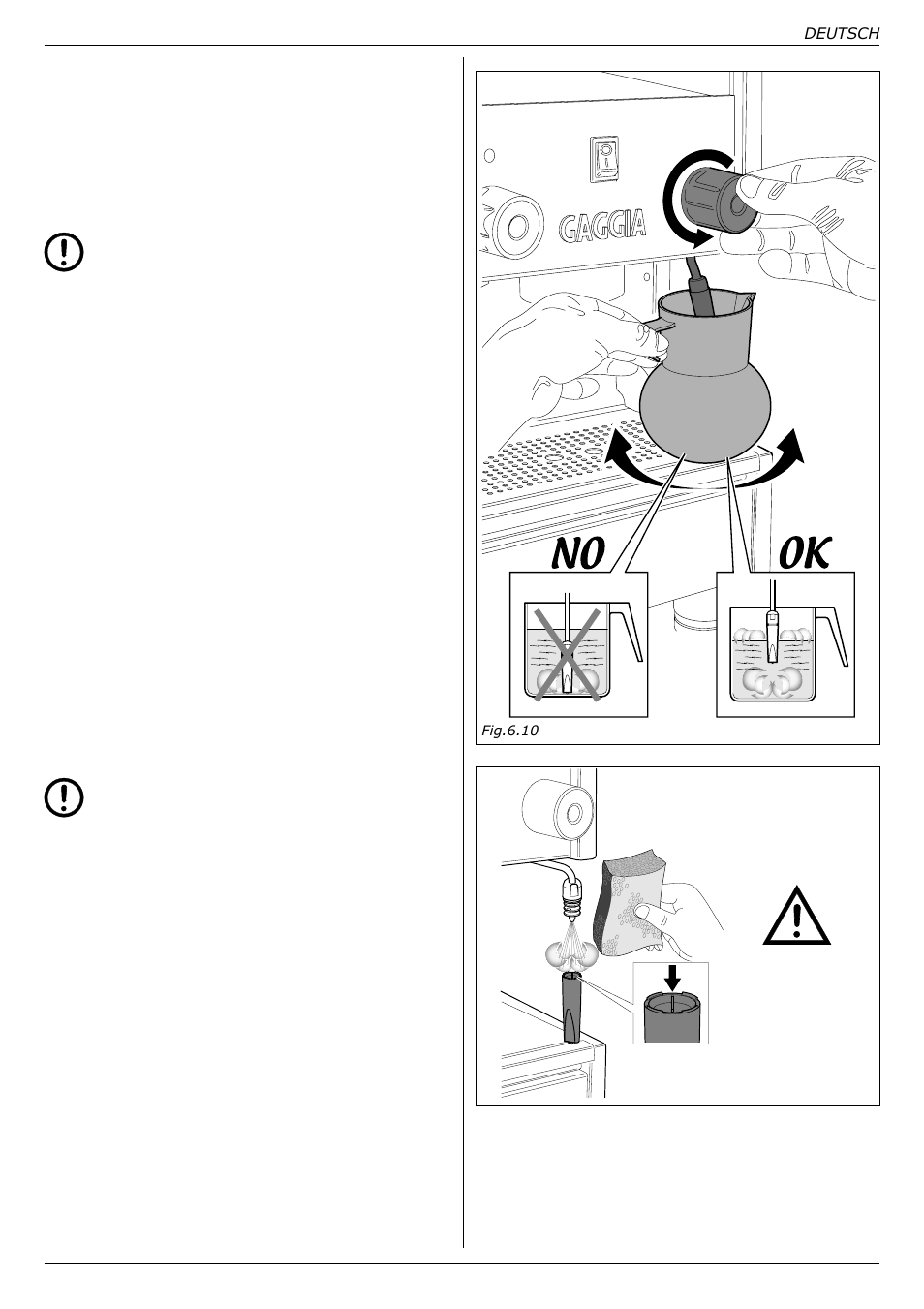 Gaggia TS User Manual | Page 34 / 63
