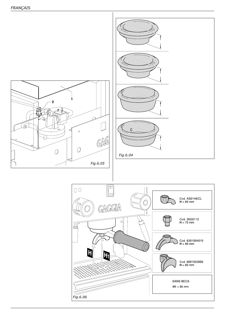 Gaggia TS User Manual | Page 43 / 63