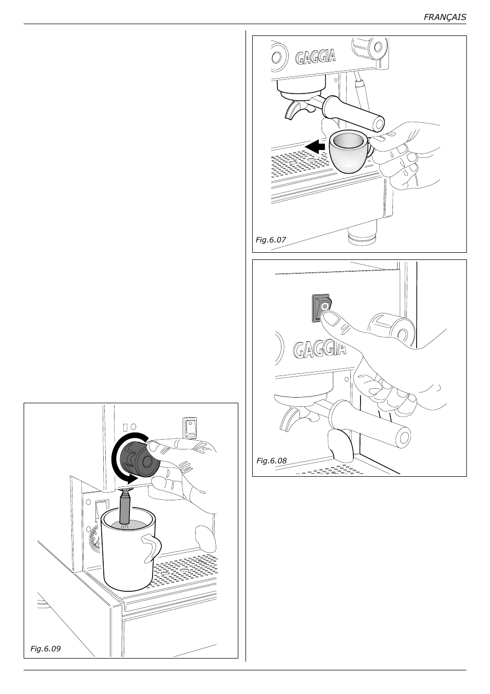 Gaggia TS User Manual | Page 44 / 63