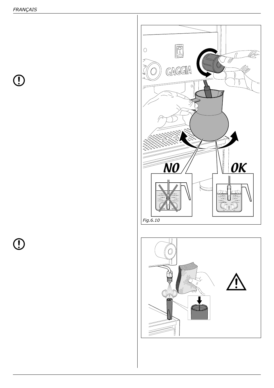 Gaggia TS User Manual | Page 45 / 63