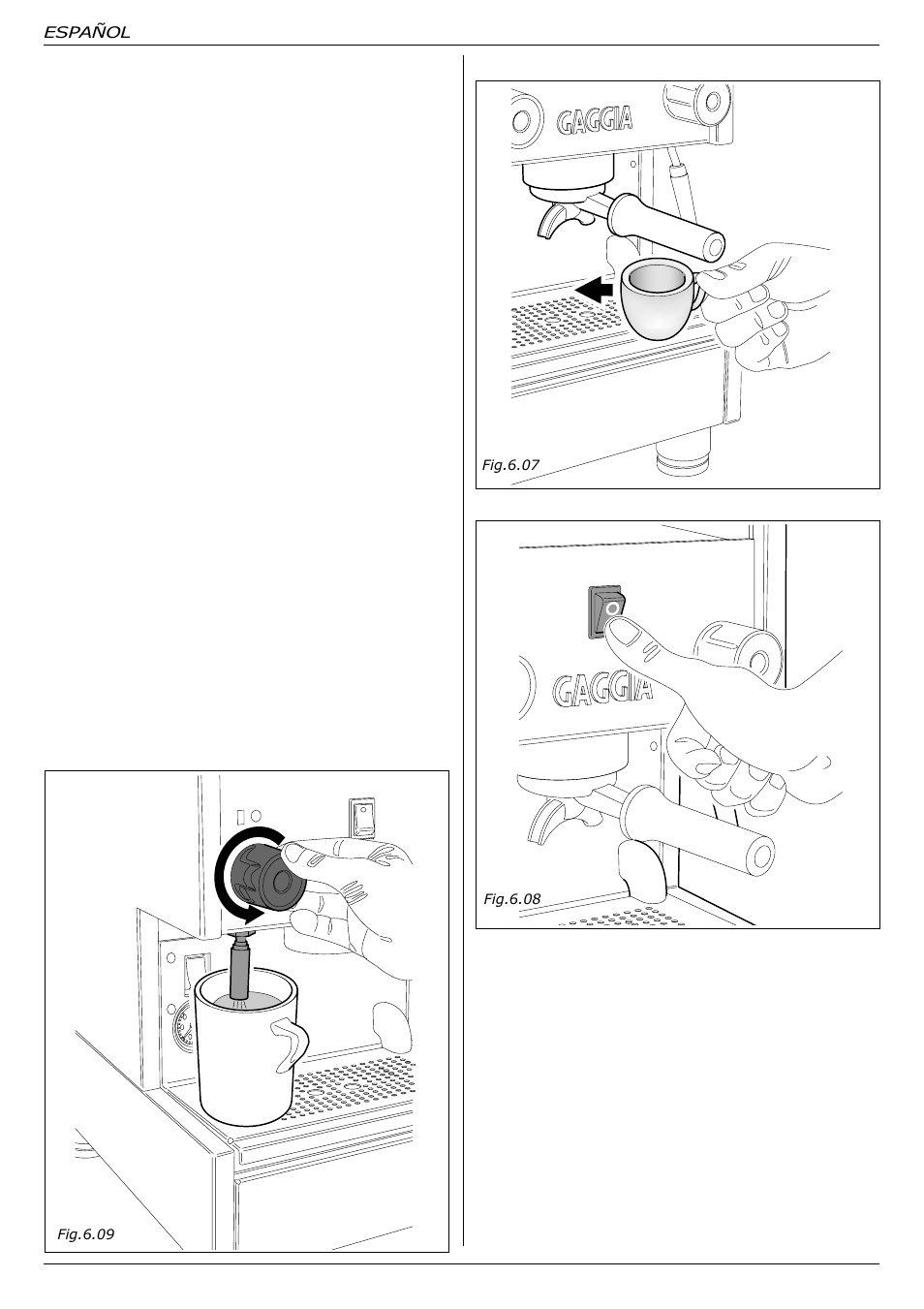 Gaggia TS User Manual | Page 55 / 63