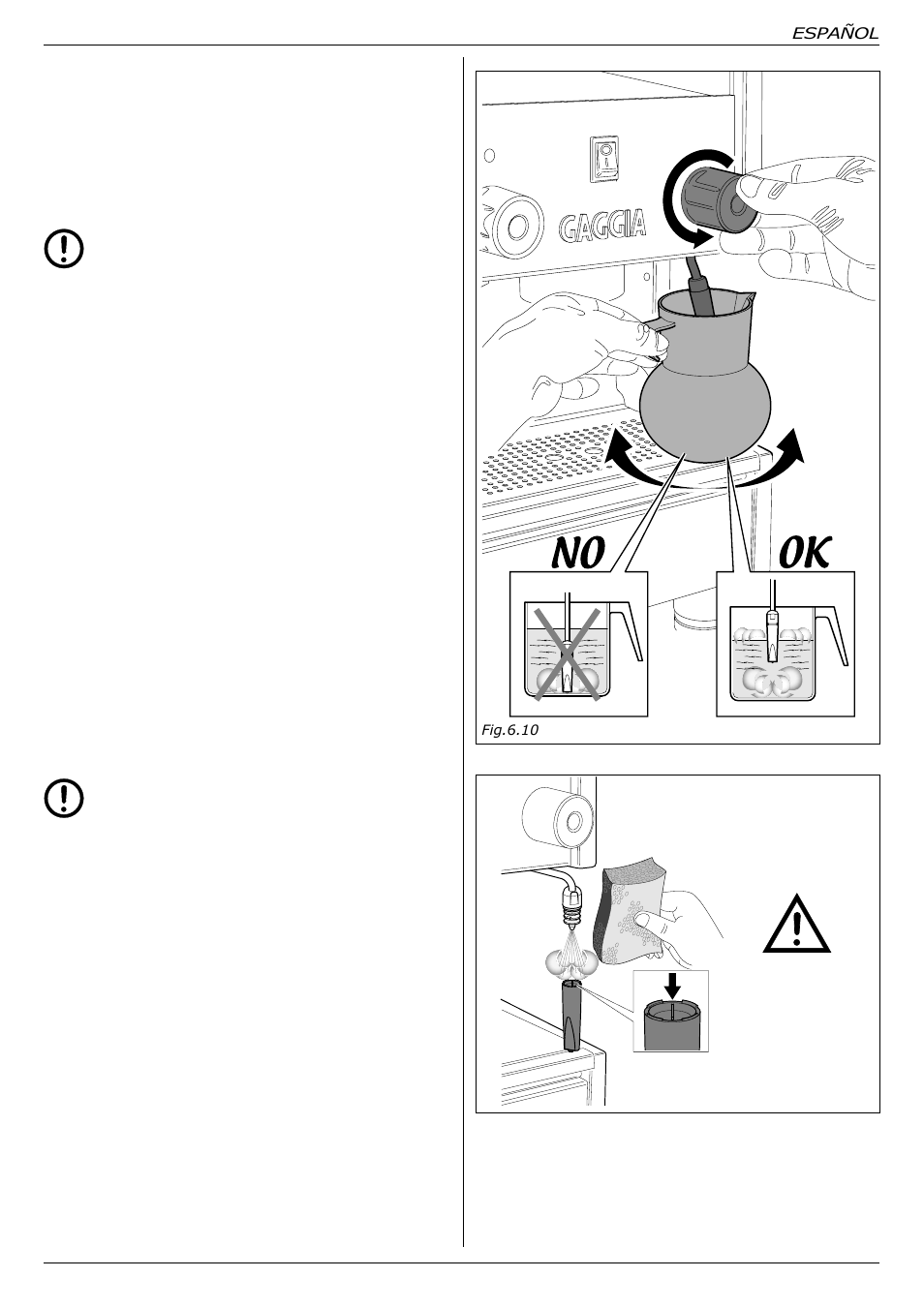 Gaggia TS User Manual | Page 56 / 63
